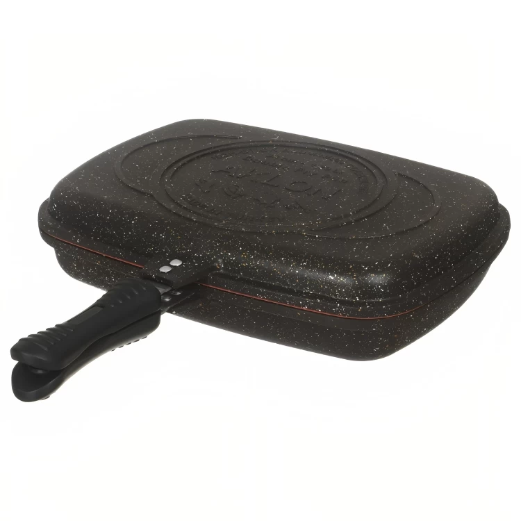 جريل جرانيت مزدوج من يامى لايف، 36 سم - اسود